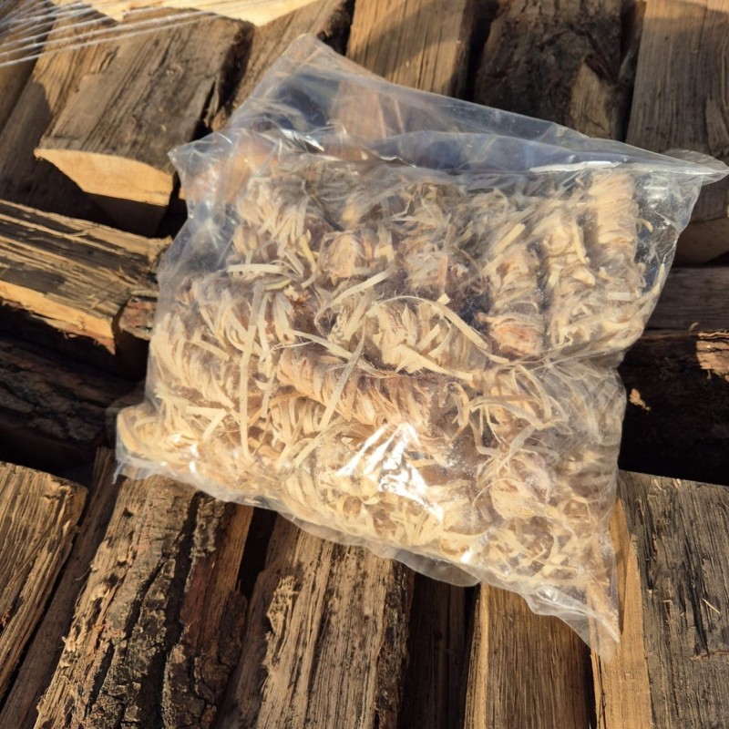 Aanmaakkrullen 1 kg | Natuurlijke Vuurstarters | Haardhout Oosterhout