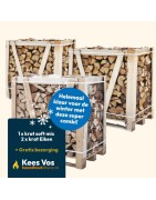 Super combi: 1x Krat soft mix + 2x krat Eiken strak gestapeld Kopen | Haardhout Oosterhout