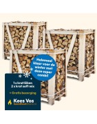 Super combi: 1x Krat Eiken + 2x krat soft mix gestapeld Kopen | Haardhout Oosterhout